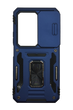 Чехол Camshield Army Ring для Xiaomi Redmi 15 (EU) navy противоударный шторка/защита камеры