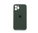 Силіконовий чохол Full Cover для iPhone 11 Pro cyprus green Full Camera