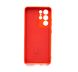 Силіконовий чохол Full Cover для Samsung S21 Ultra red Full Camera без logo