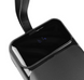Power Bank Grunhelm GP-40BQC 22.5W 40000 mAh black швидка зарядка,ліхтарик,ремінець