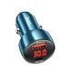 Автомобильное зарядное устройство Hoco Z50 Leader 48W dual-port PD30W+QC3.0 sapphire blue