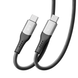 Кабель Ridea RC-US42 UltraStrong Type-C to Type-C 60W 1.2m black