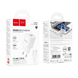 Мережевий зарядний пристрій Hoco C149A 1USB/1USB-C PD/QC 30W+Type-C to Lightning white