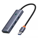 USB HUB Baseus UltraJoy series 4-Port (USB to USB3.0*4) gray
