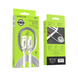 USB кабель Borofone BU12 Synergy Micro 2.4A/1.2m silver