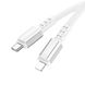 USB кабель Hoco X85 Type-C to Lightning 1m white