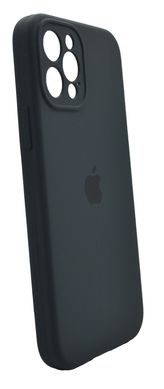 Силіконовий чохол Full Cover для iPhone 12 Pro midnight black Full Camera