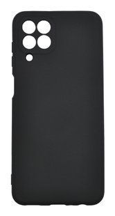 Силіконовий чохол SMTT для Samsung M33 black Full Camera з мікрофіброю