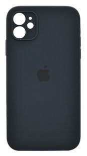Силиконовый чехол Full Cover Square для iPhone 11 midnight black Full Camera