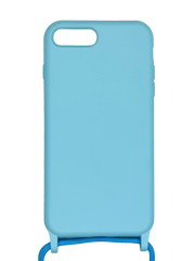 Силіконовий чохол WAVE Lanyard для iPhone 7+/8+ blue (TPU)