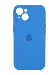 Силіконовий чохол Full Cover для iPhone 15 royal blue (iris) Full Camera