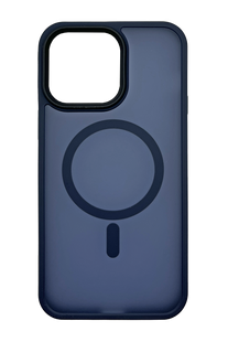 Чехол Fibra Metal Buttons with MagSafe для iPhone 14 Pro Max deep navy