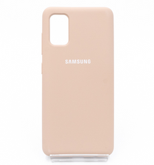 Силіконовий чохол Full Cover для Samsung A41 pink sand  Protective