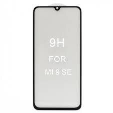 Защитное 2.5D стекло Люкс Full Glue для Xiaomi Redmi Mi 9SE f/s black