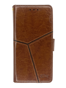 Чохол книжка Retro для Samsung S20 light brown