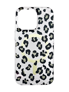 Чохол TPU Candy Leopard with MagSafe для iPhone 14 Pro gold