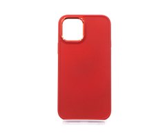 TPU чохол Bonbon Metal Style для iPhone 12/12 Pro red