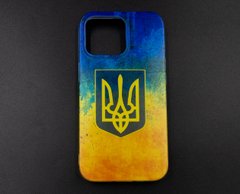Силіконовий чохол MyPrint для iPhone 13 Pro Герб України, clear