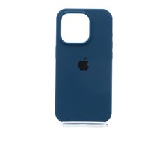 Силіконовий чохол Full Cover для iPhone 15 Pro abyss blue