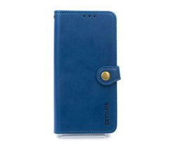 Чохол-книжка шкіра для Xiaomi Redmi Note 10/Note 10s blue Getman Gallant PU