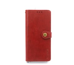 Чохол-книжка шкіра для Xiaomi Redmi Note 12 Turbo/Poco F5 red Getman Gallant PU