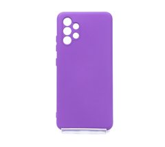Силіконовий чохол Full Cover для Samsung A32 4G purple Full Camera без logo