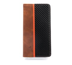 Чохол книжка Carbon для Samsung A51/A515 dark brown/black (4you)