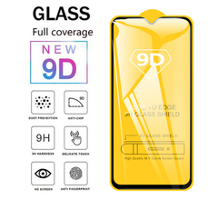 Защитное 9D стекло Full Glue для Xiaomi Redmi Note 8 black SP