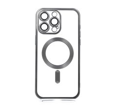 Чохол Fibra Titanium with MagSafe для iPhone 15 Pro Max clear/black Full Camera