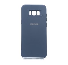 Силіконовий чохол Full Cover для Samsung S8+ midnight blue My Color Full Camera