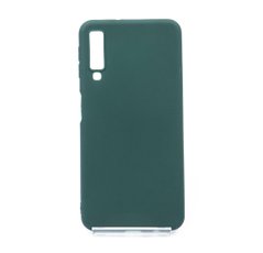 Силиконовый чехол Soft feel для Samsung A750 forest green Candy