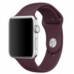 Силіконовий ремінець для Apple Watch Sport Band 42/44/45/49mm (S/M & M/L) 3pcs dark plum