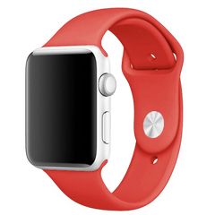 Силіконовий ремінець для Apple Watch Sport Band 38-40mm (S/M & M/L) 3pcs red