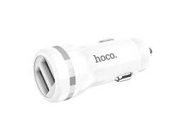 Автомобільний зарядний пристрій HOCO Z27 Staunch Micro 2usb 2.4A white