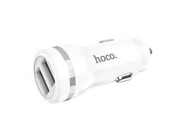 Автомобільний зарядний пристрій HOCO Z27 Staunch Micro 2usb 2.4A white