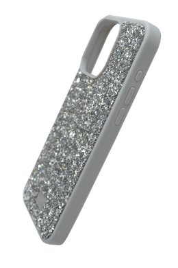 Чехол Bling World Rock Diamond для iPhone 15 Pro Max silver