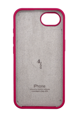 Силиконовый чехол Full Cover для iPhone 16e rose red