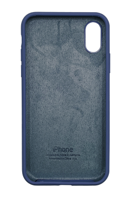Силиконовый чехол Full Cover для iPhone XS Max alaskan blue