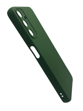 Силиконовый чехол Full Cover для Samsung A05S dark green Full Camera без logo