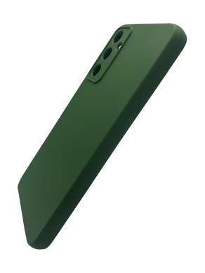 Силиконовый чехол Full Cover для Samsung A05S dark green Full Camera без logo