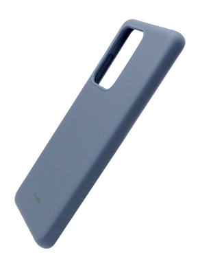 Силіконовий чохол SMTT для Samsung S20 Ultra lavander grey з мікрофіброю