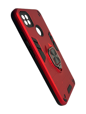 Чохол Transformer Ring for Magnet для Xiaomi Redmi 9C red протиударний Full Camera