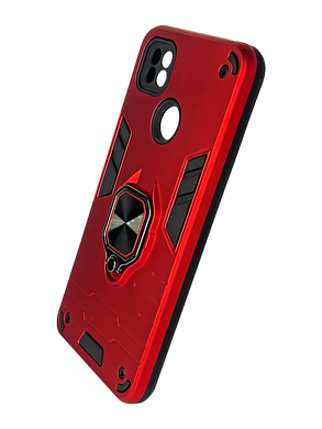 Чехол Transformer Ring for Magnet для Xiaomi Redmi 9C red противоударный Full Camera