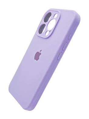 Силіконовий чохол Full Cover для iPhone 15 Pro Max light lilac (glycine) Full Camera