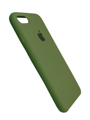 Силиконовый чехол Full Cover для iPhone 7/8/SE 2020 dark olive