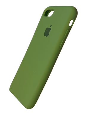 Силиконовый чехол Full Cover для iPhone 7/8/SE 2020 dark olive