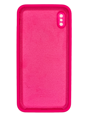 Силіконовий чохол Full Cover для iPhone XS Max barble pink Full Camera