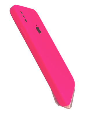 Силіконовий чохол Full Cover для iPhone XS Max barble pink Full Camera