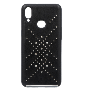 Накладка Leather Brynn для Samsung A10S black