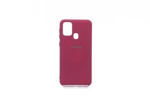 Силиконовый чехол Full Cover для Samsung M31 marsala my color